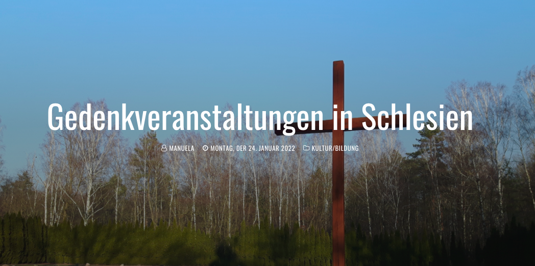 Gedenkveranstaltungen in Schlesien Gedenkveranstaltungen in Schlesien